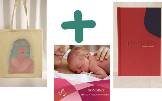 Knihy NAHLAS a Bonding - matkina náruč po pôrode v taške