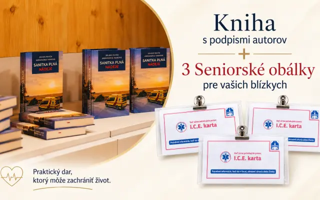 EXKLUZÍVNE: Kniha s podpismi autorov + 3 Seniorské obálky pre vašich blízkych