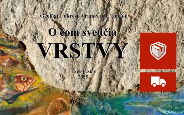 1 x kniha O čom svedčia vrstvy, Geológia okresu Vranov nad Topľou + doručenie cez Packetu v cene