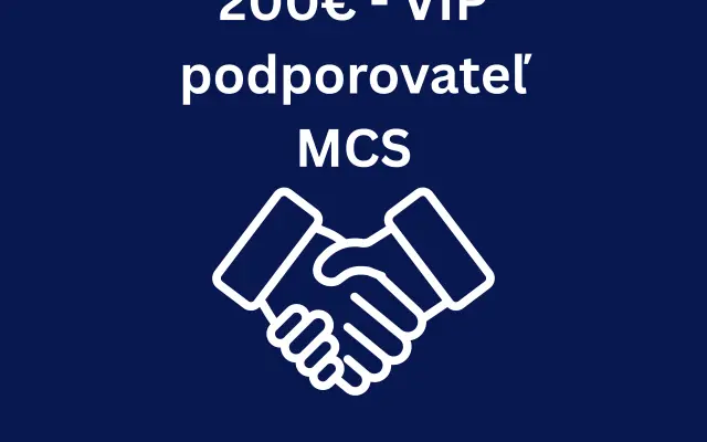 VIP podporovateľ MCS — “Najväčšia hodnota”