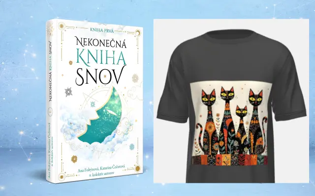 1 tričko + 1 NEKONEČNÁ KNIHA SNOV