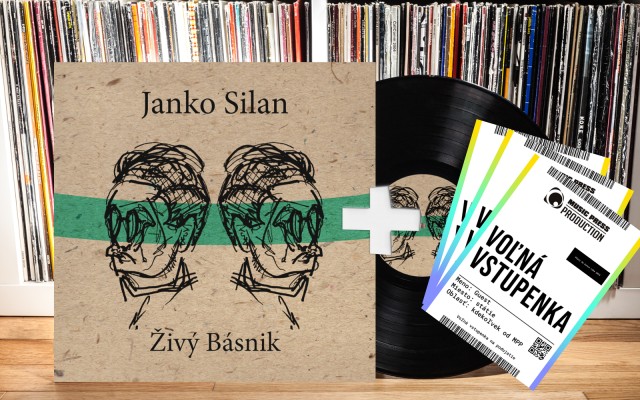 1× podpísané LP Janko Silan – živý básnik + 3 vstupenky na ľubovoľné koncerty od Music Press Production