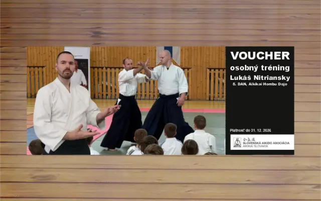 3 tatami pre SAA a osobný tréning – Lukáš Nitriansky, 5. DAN, Aikikai Hombu Dojo pre vás.