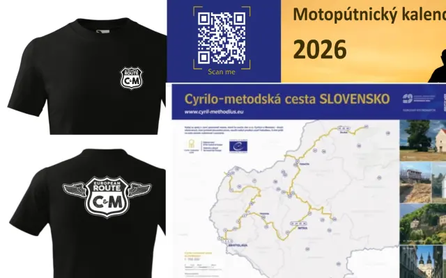 1 x tričko + 1 x kalendár + 1 x nákrčník + 1 mapa