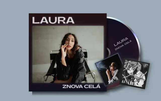 1x CD Laura - Znova celá / + výber starších skladieb