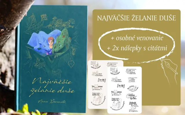 Najväčšie želanie duše s osobným venovaním a 2 sériami nálepiek