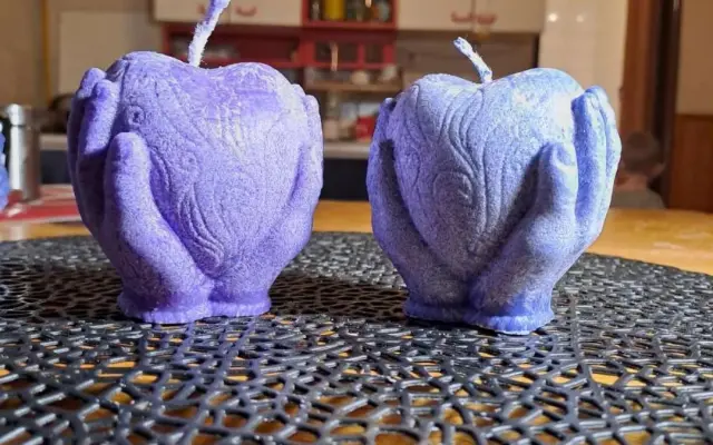 1x Sviečka z Palmového vosku handmade