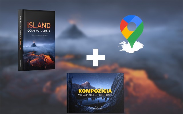 Kniha „Island očami fotografa“ + Mapa foto-lokalít + E-book „Kompozícia v krajinárskej fotografii“