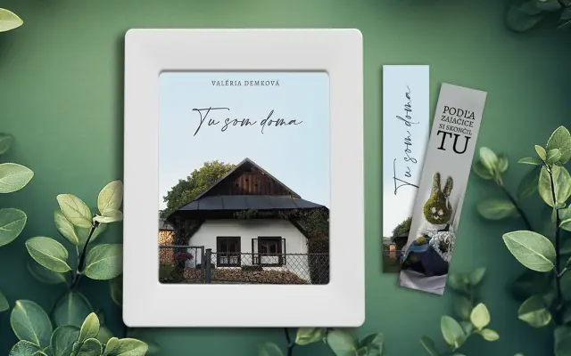 Kniha s venovaním, podpisom a záložkou v darčekovom balení