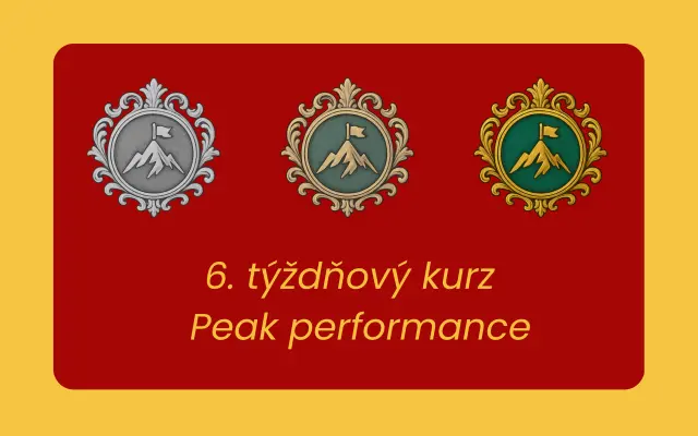 6 týždňový kurz z cyklu " Peak performance."
