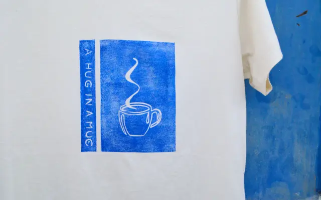 Tričko "a hug in a mug"