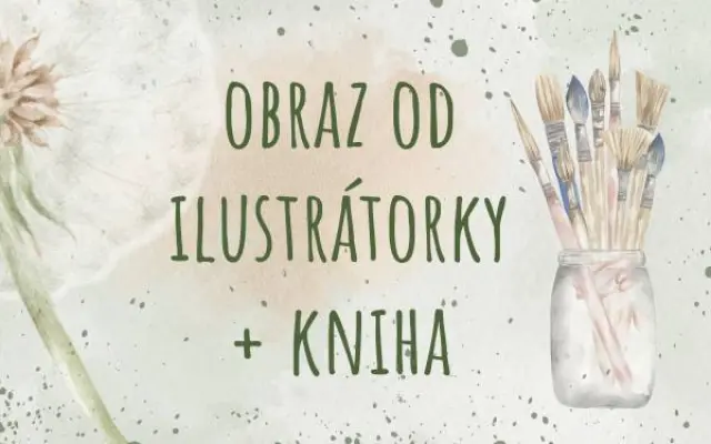 Fine Art Print obraz od ilustrátorky + kniha TISÍC PADÁČIKOV