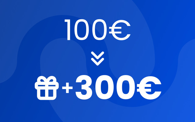100 € = 300 € kreditu na Službo + Darček