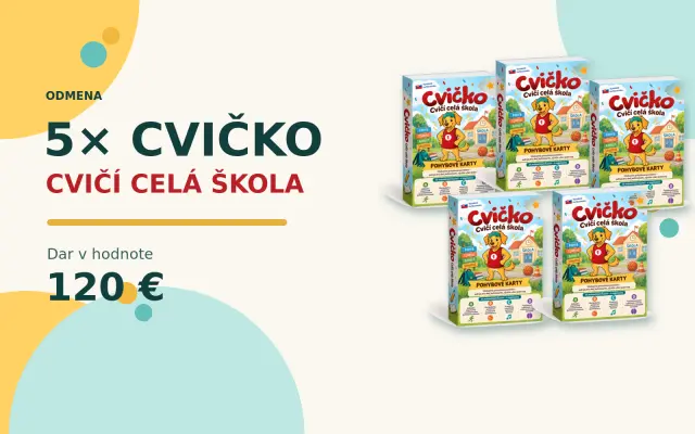 5x Cvičko - Cvičí celá škola ( balíček )