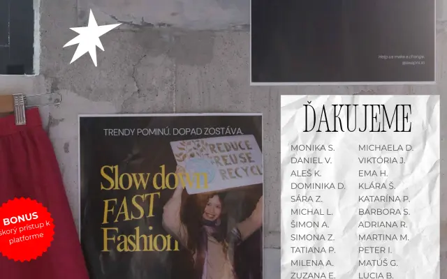 Logo alebo meno umiestnené na swape + skorý prístup k platforme