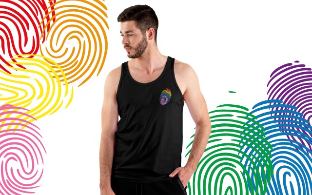 Unisex fairtrade tielko PRIDE Košice