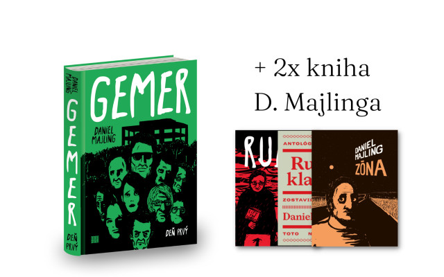 Gemer + iné dve knihy Daniela Majlinga podľa vlastného výberu