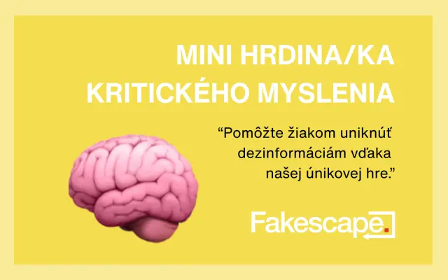 Mini hrdina/hrdinka kritického myslenia 🧠