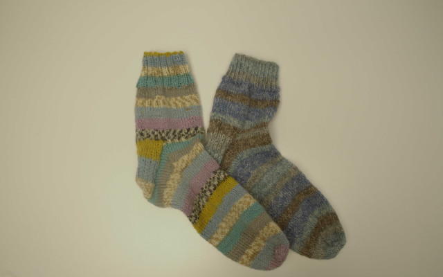 Ručne štrikované ponožky