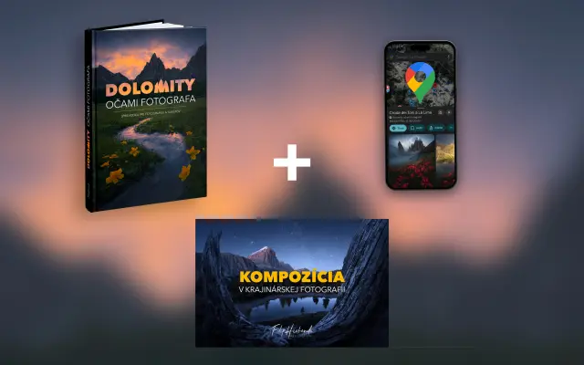 Kniha + Mapa + E-book „Kompozícia v krajinárskej fotografii“