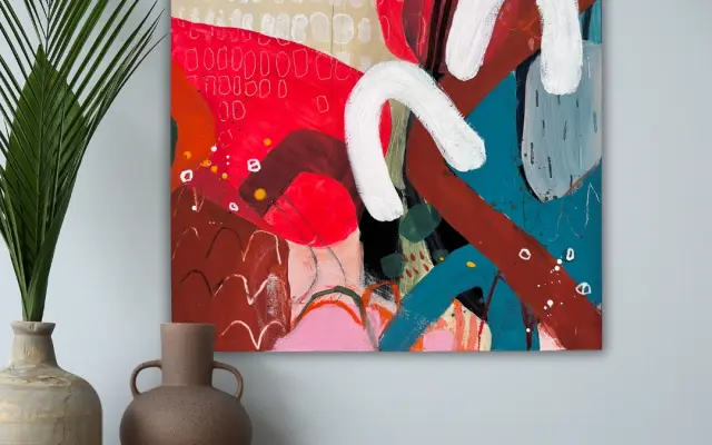 Obraz od výtvarníčky Ježek Art