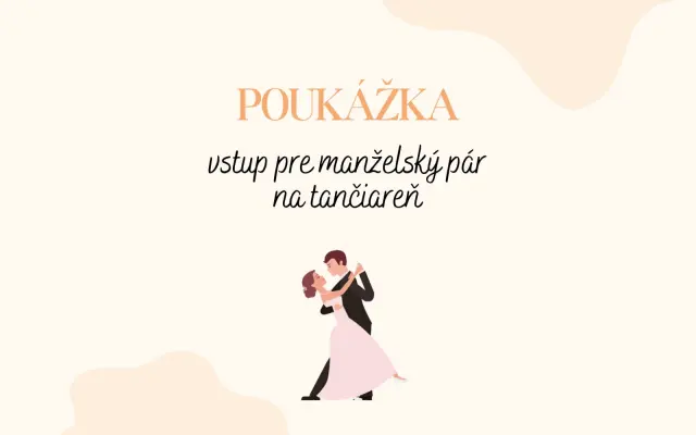 Vstup pre manželský pár na tančiareň