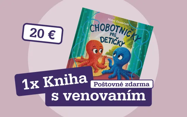 1x kniha s venovaním + poštovné