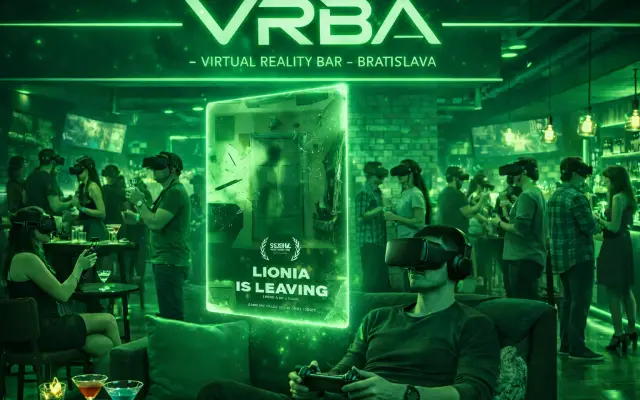 VRBA bar len pre teba – VR obývačka s konzumným pre 20 ľudí