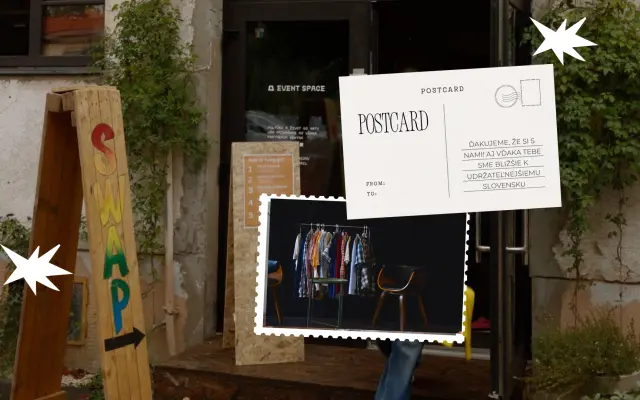 Personalizovaná ďakovná pohľadnica